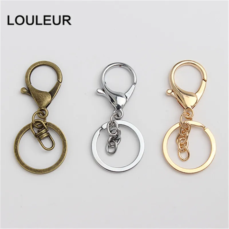 LOULEUR 5 шт./лот античная бронза KC золото Цвет Омаров застежки крючки ключи цепочки Ключи Кольца Винтаж DIY ювелирные изделия материал фурнитура