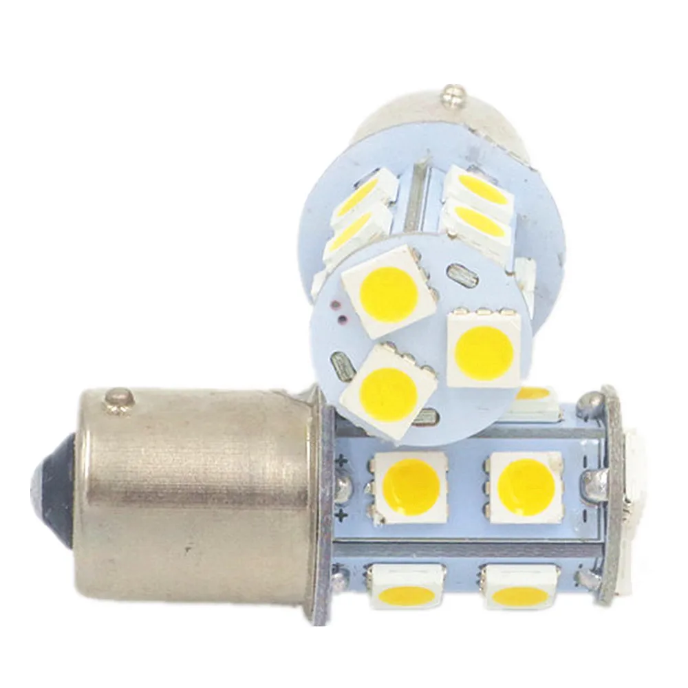 2x1156 BA15S 13 SMD светодиодный R5W светильник задний тормоз указатель поворота лампа S25