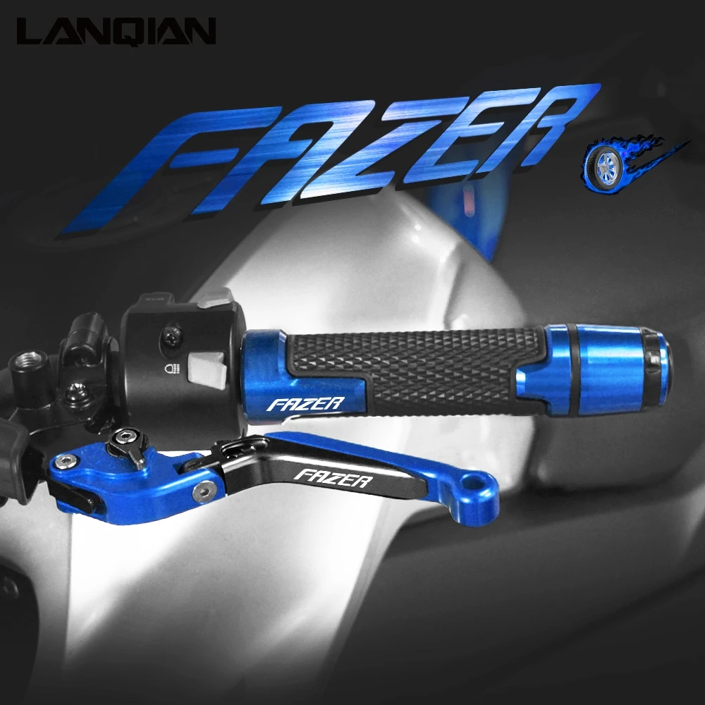 

Motorcycle Accessories Brake Clutch Levers Handlebar Hand Grips Ends For Yamaha FZ1 Fazer FZ1 FAZER 2001-2015 2012 2013 2014