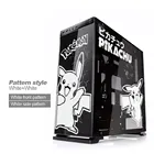 PIKACHU аниме ПК чехол стикер s мультфильм водонепроницаемый компьютер стекло украшение вырезанные съемные личные Стикеры
