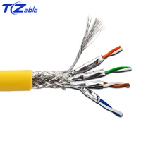 cat8 rj45 network cable sftp dual shielded 40gbps 2000mhz internet lan cable ethernet cat 8 patch cord laptop computers 10m 20m