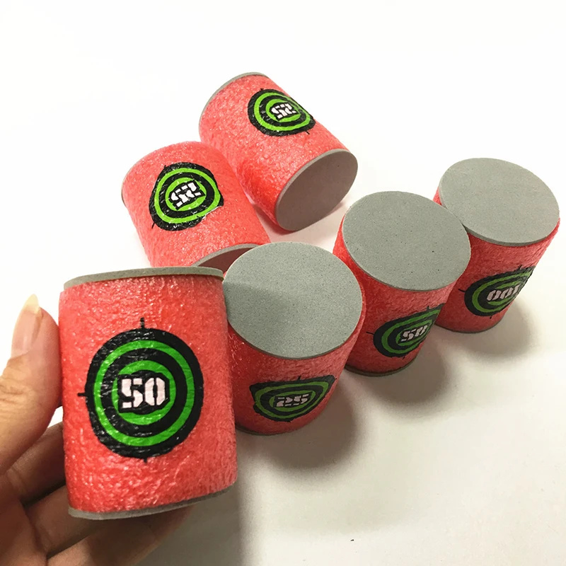 Мягкая 6 шт. Дротика мишень Can пенопластовый аксессуар коробка мягкая пена Eva для