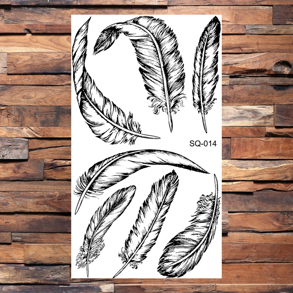 Временные татуировки с крыльями ангела для женщин и взрослых реалистичные