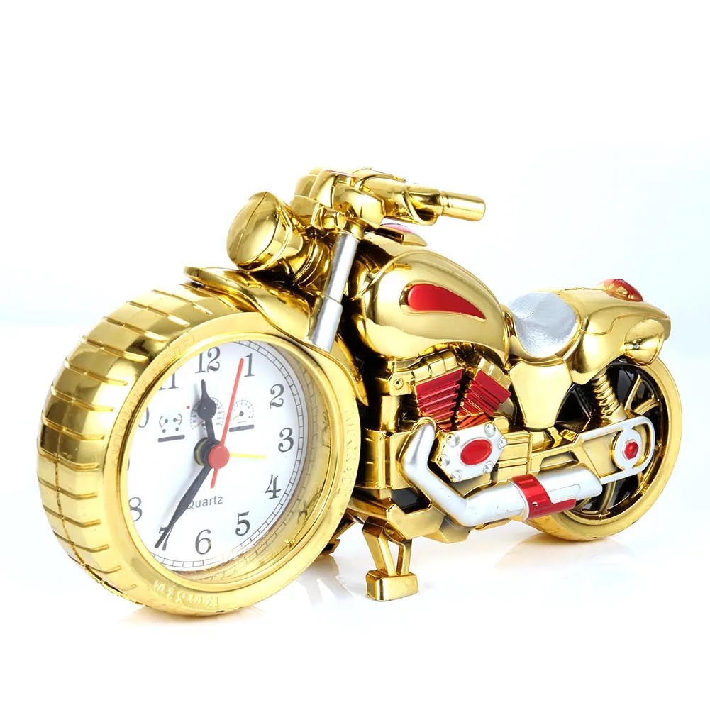 Творческий 4 вида цветов Будильник мотоцикл Форма творческий в ретро стиле идея