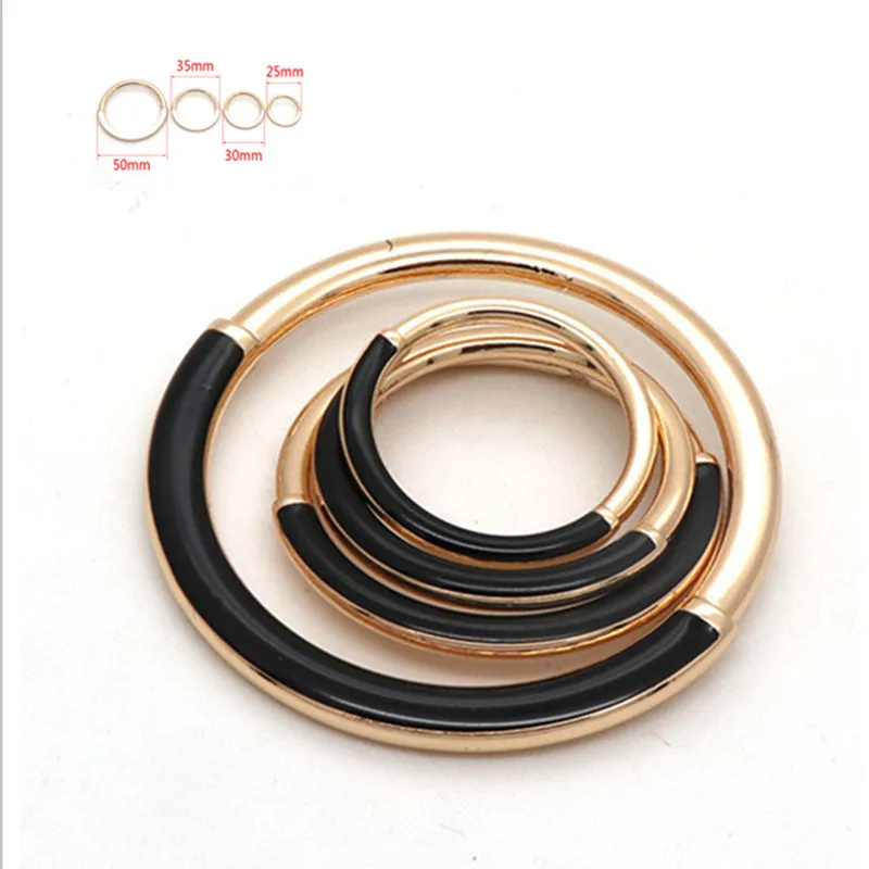 Металлическая круглая пряжка из сплава для сумки пальто декоративные поделки