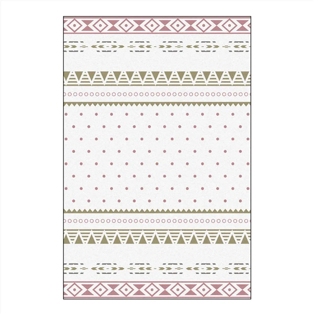 Воздушный поцелуй в скандинавском стиле полосатые розовые коврики утолщенные