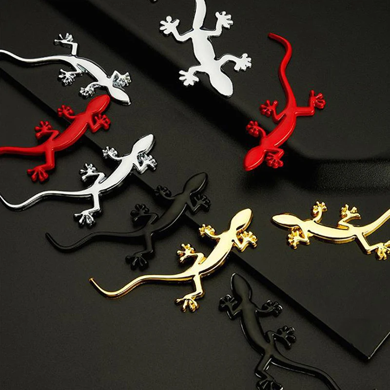 1PC Reflective Car Metal Truck Sticker Lizard Gecko Decal Badge Emblem Decor Styling | Stickers