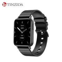 tinzida smart watch 1 65 inch full touch custom wallpaper body temperature heart rate smartwatch men fitness tracker watch women
