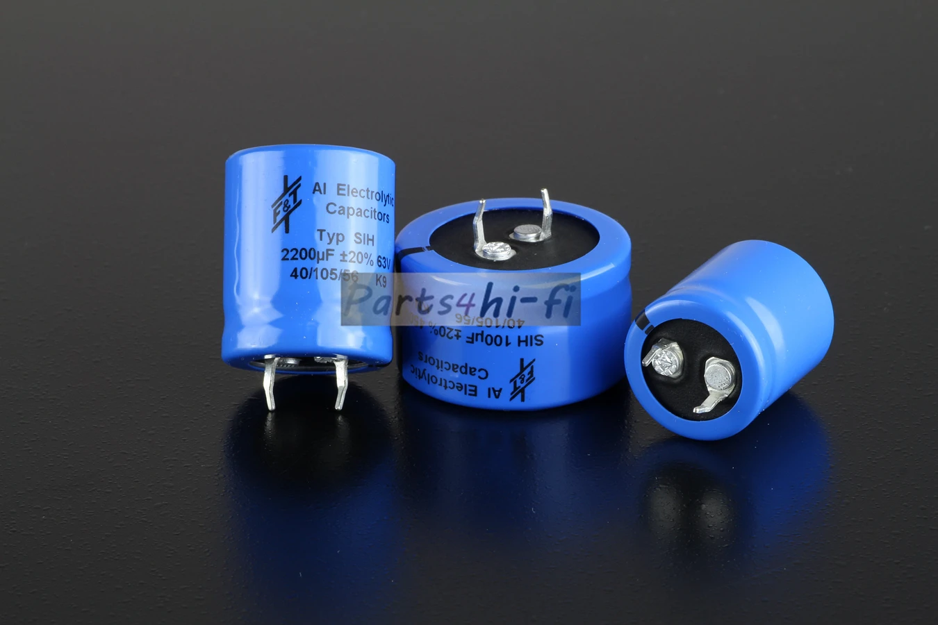 2pcs/lot Germany original F&T FTCAP SIH series audiophile grade 105C long life audio electrolytic capacitor free shipping