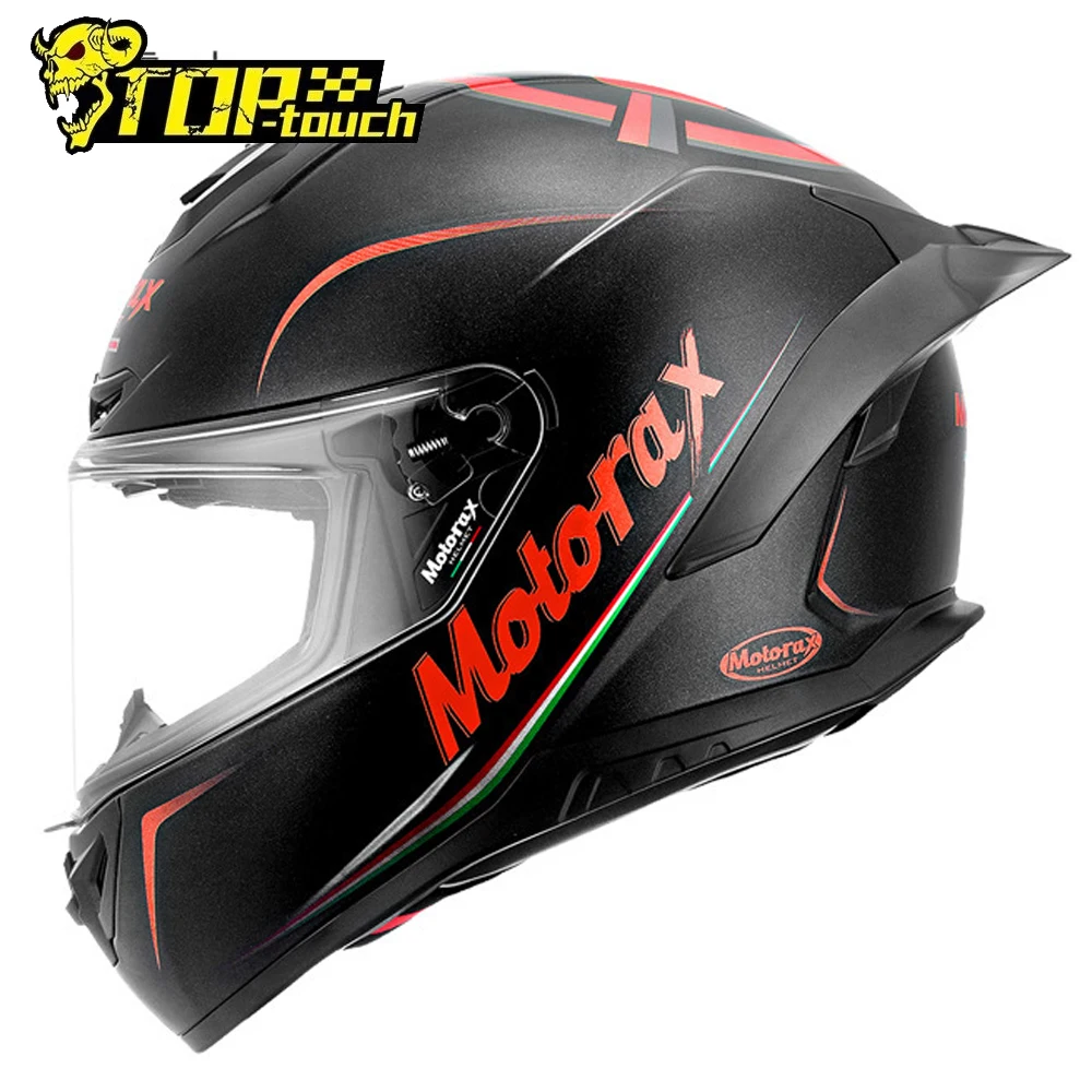 

MOTORAX Motocross Helmet Full Face MTB Anti-Fall Double Lens Motorcycle Motorbike Racing Dirt Bike Men Off-Road Casco Moto