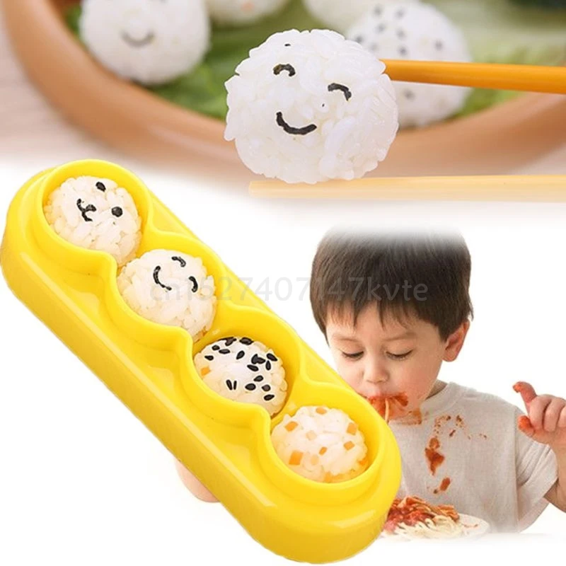 

Форма для шариков Onigiri, рисовый шар, суши, сделай сам, аксессуары для рукоделия с ложкой для детей