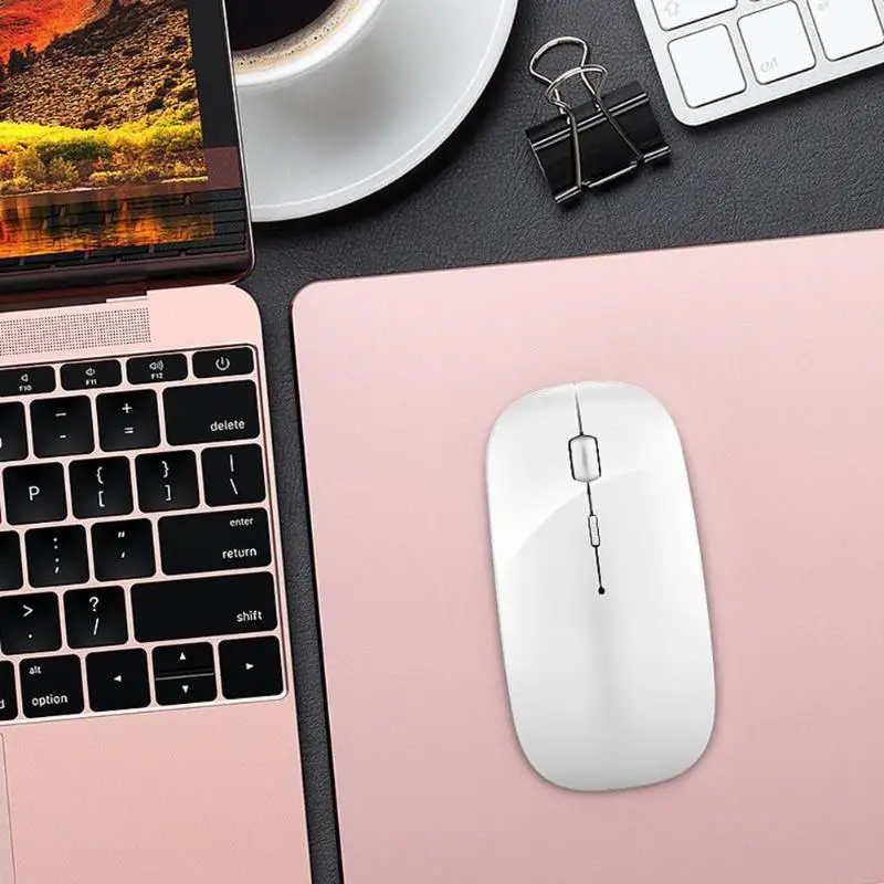 

Portable 2.4G USB Wireless Mouse Silent Ultrathin Optical Rechargeable 1000 DPI Built in 400mA Chargeable Lithium Battery