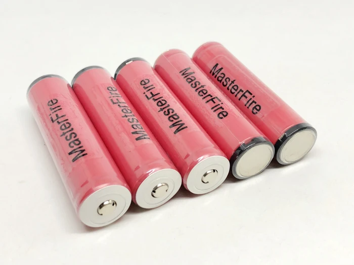 

MasterFire 100% Original Sanyo Protected 18650 3.7V Lithium Rechargeable Battery 2600mAh Flashlight Batteries Cell with PCB