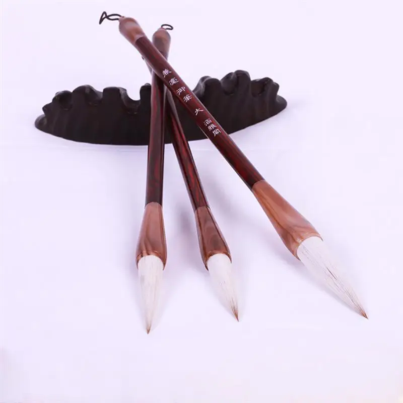 Кисти для каллиграфии 3 шт. профессиональная отличная Волчья шерсть китайская