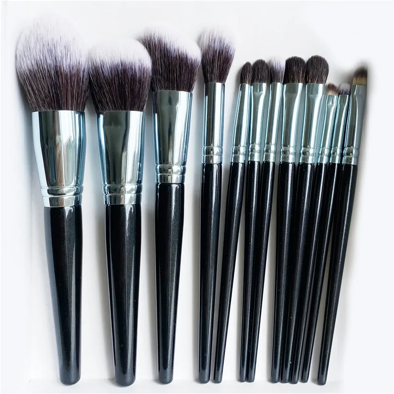 Новый набор кистей из 12 предметов Профессиональный для макияжа | Красота и