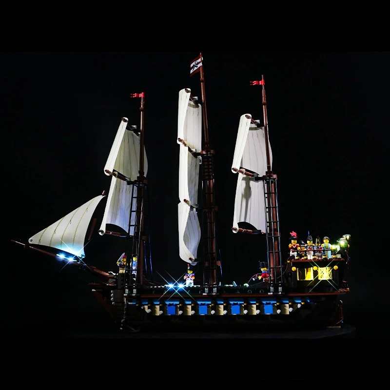 MOC Led Light Sets For 10210 Pirate Ship Compatible Imperial Flagship Building Blocks Modified Lamp Lighting Toy Kits (No Model) | Игрушки и