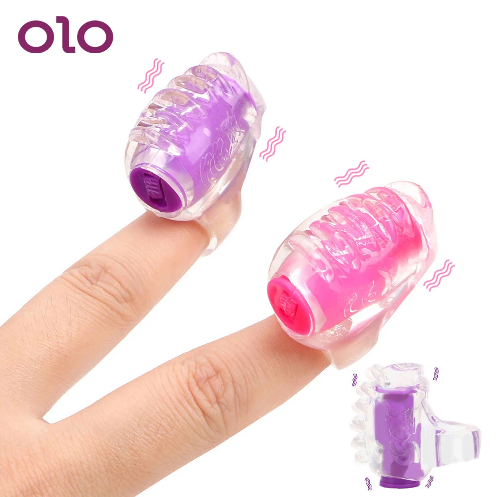 Вибратор OLO для пальцев Вибраторы клитора Стимулятор влагалища оральный лижущий