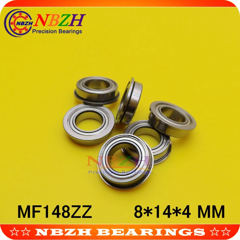 MF148 ZZ MF148ZZ 2Z SMF148ZZ F618/8ZZ LF1480ZZ фланцевый фланец Глубокие шаровые подшипники 8*14*15 6*4*0 8
