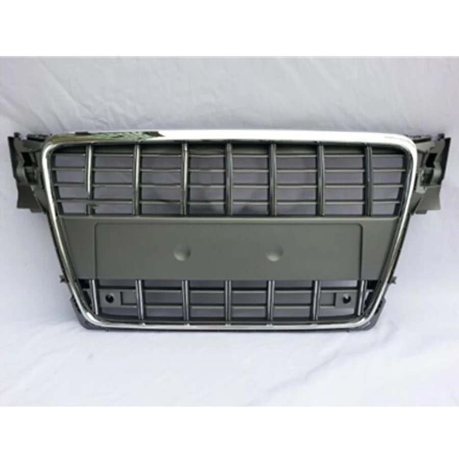 

Front Bumper Mesh Hood Grill Grille Gray for A4 S4 2008 2009 2010 2011 2012 For S4 Style