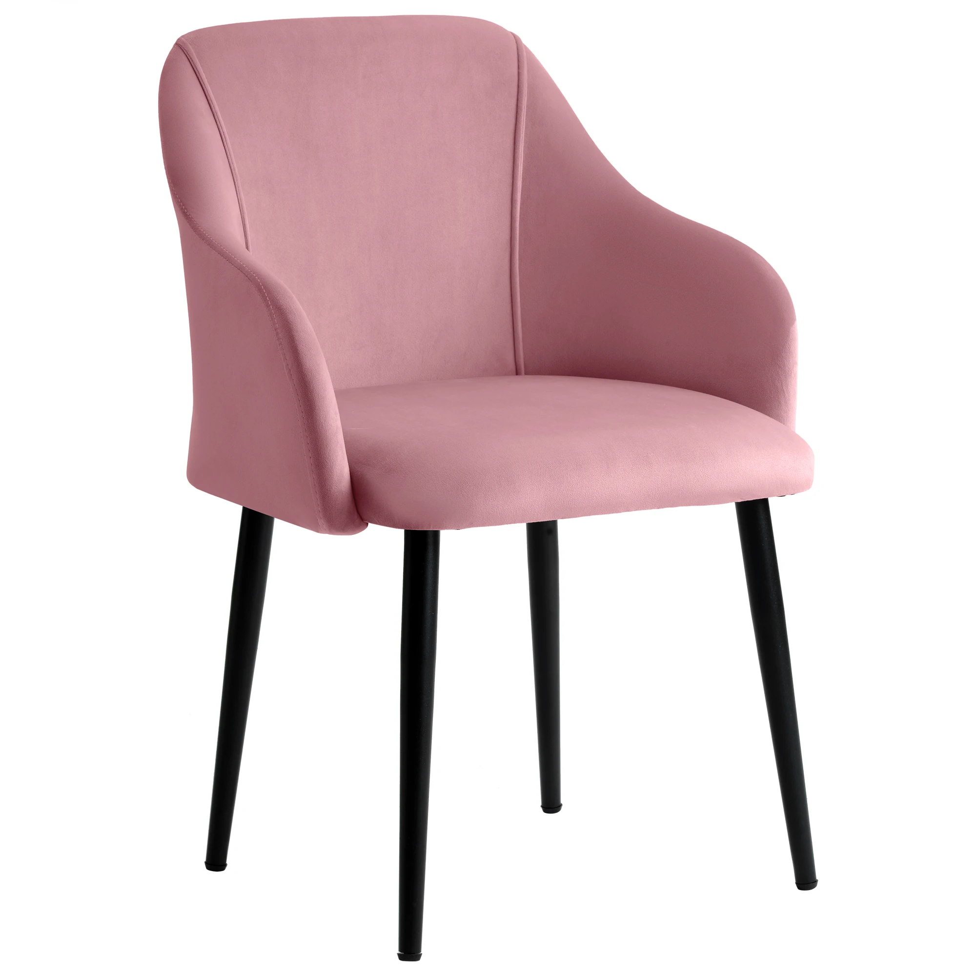 Розовый бархат обеденный стул счетчик Lounge Гостиная Кухня Спальня угловая Ванна