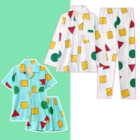 summer pijamas japanese pyjamas sleepwear cotton pajamas women pijamas short sleeve homewear anime nightgown party