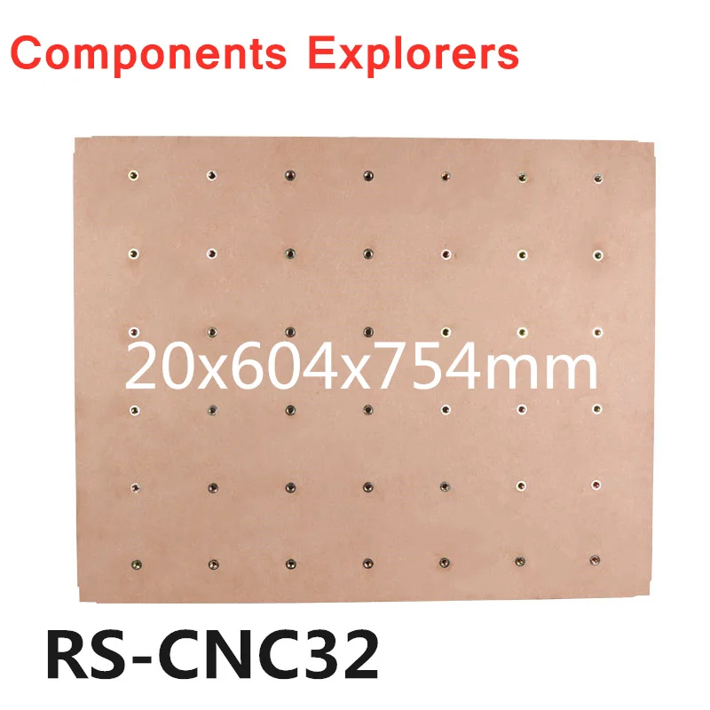 Гравер средней плотности волокна (МДФ) доска 20x604x754 мм для RS CNC32 DIY гравировальный