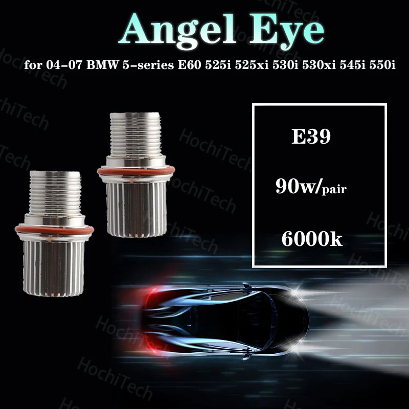 

90W 2000LM High Power LED Chip Angel Eyes LED Marker 6000K White for 04-07 BMW 5-series E60 525i 525xi 530i 530xi 545i 550i