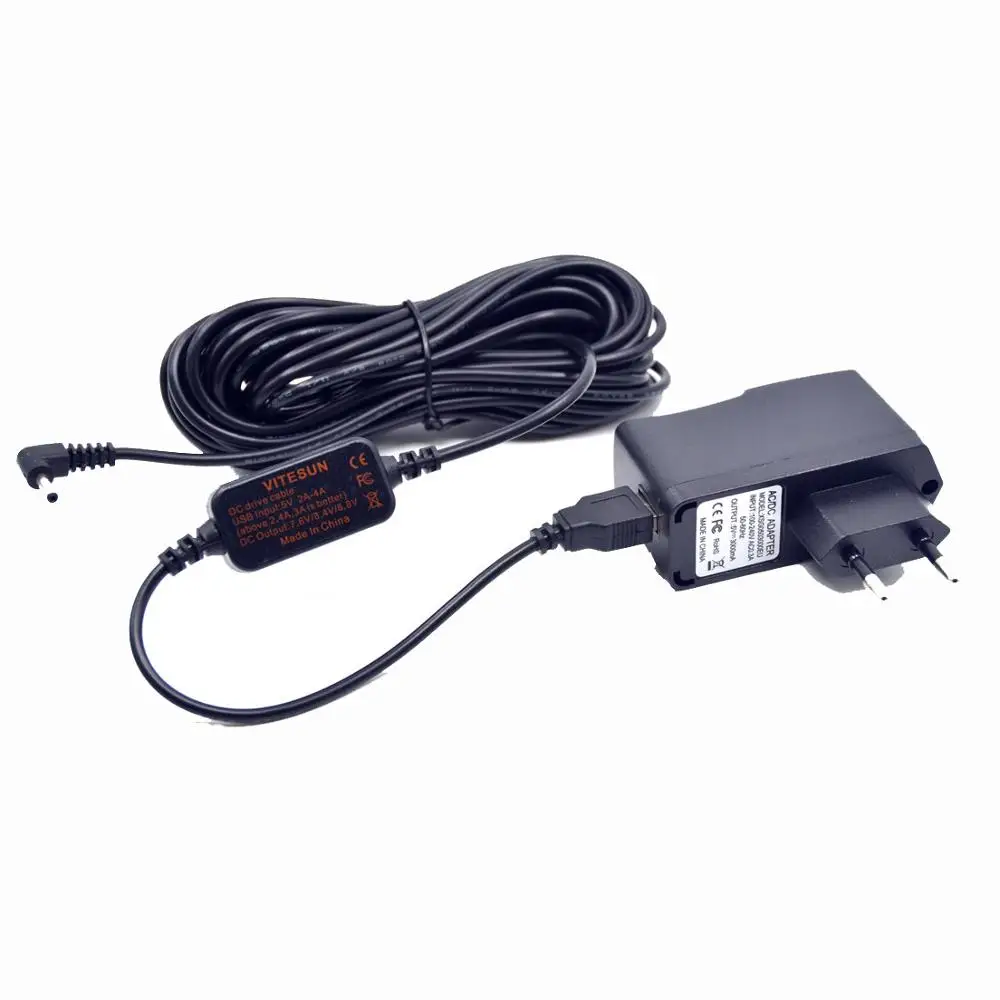 Usb кабель питания 600 см 6 м + зарядное устройство 5 В для Canon|Адаптеры AC/DC| |