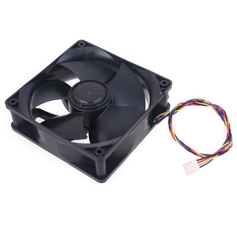 

W12E12BS11B5-57 For Nidec 12038 DC12V 1.65A PWM Cooling Fan 12cm 6000RPM Ant S7 S9 fan 4wire BTC