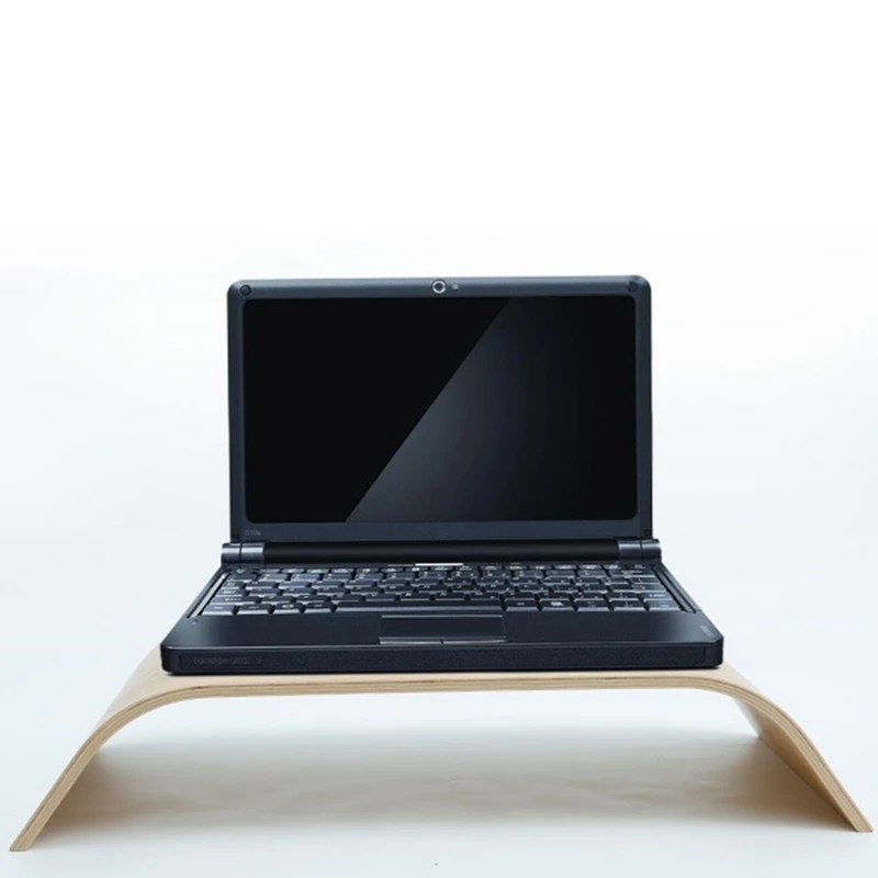 

Stylish Banboo Laptop Stand Cooling Bracket for Notebook Macbook Pro Air Pro Universal Wooden Wood Holder Dock
