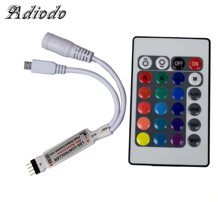 Светодиодный светильник s DC 12 ~ 24V Вольт RGB IR RF пульт дистанционного управления led 24