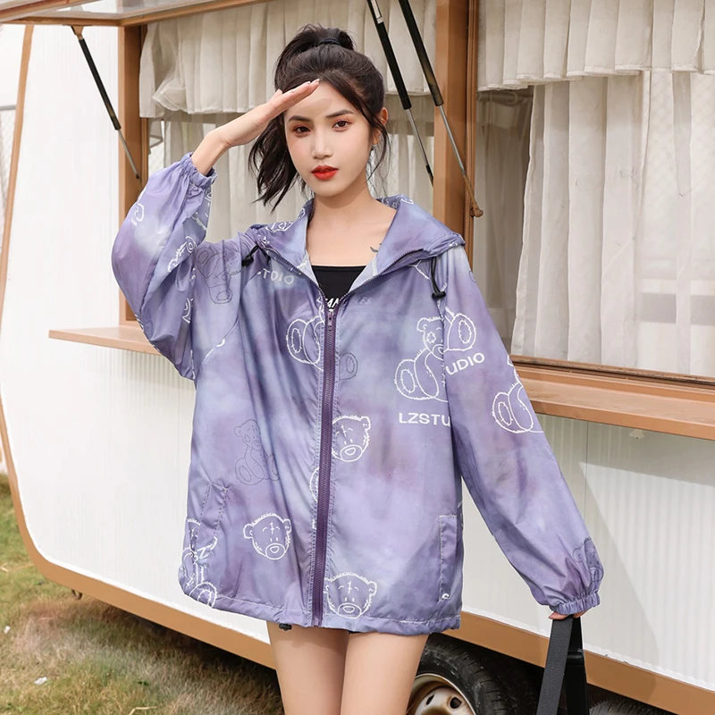 

Summer Girl Ins Sun Protection Jacket Junior and High School Students Korean Version Loose Wild Short Top