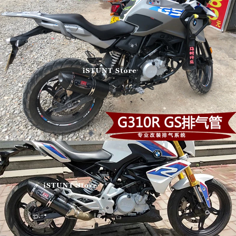 

Slip On For BMW G310R G310GS 2017 2018 Full System Exhaust Modified Front Middle Link Pipe 51mm Muffler Motorcycle Exhaust Pipe