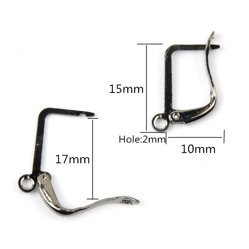 

5Colors 13x17mm Rectangle Plated Fashion Jewelry Findings Alloy Lobster Clasp Hooks for Necklace&Bracelet Chain DIY 20pcs/lot