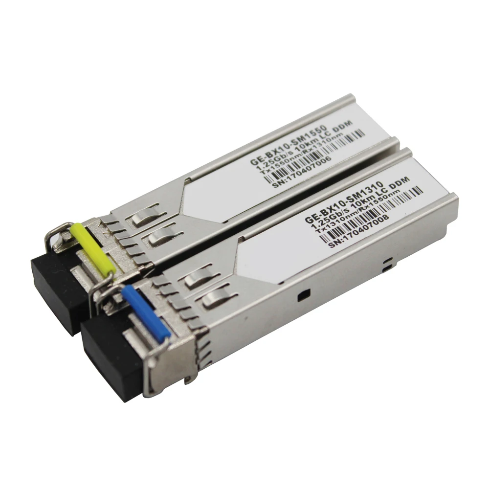 1 25 ГБ/сек. гигабитный 20 километровый SFP Модуль Mini BIDI волоконно оптический