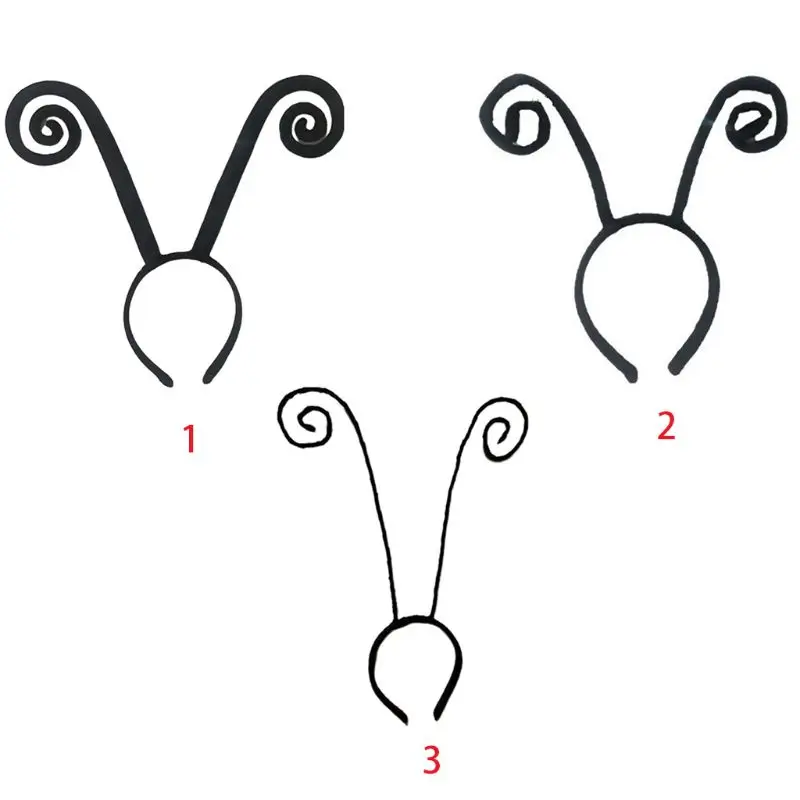 Обруч для волос с антенной взрослых и детей длинное бархатное украшение в виде