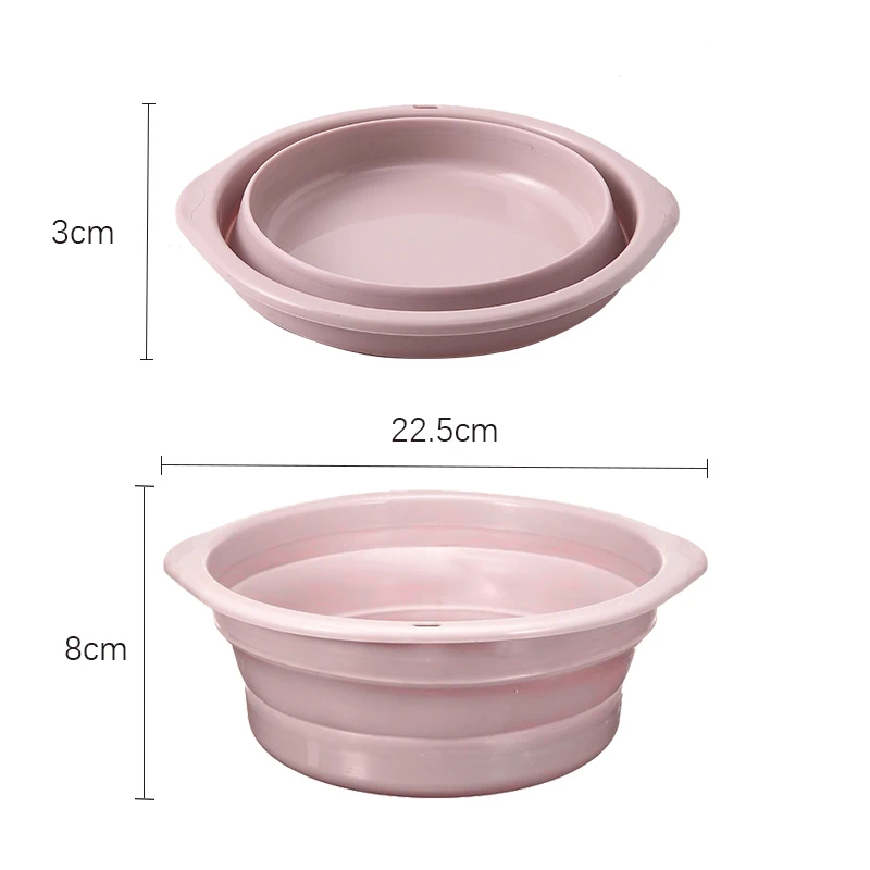 

Folding Bucket Portable Collapsible Basins Car Washing Tool Vegetable Fruit Basin High Capacity Household Cleaning Supplies