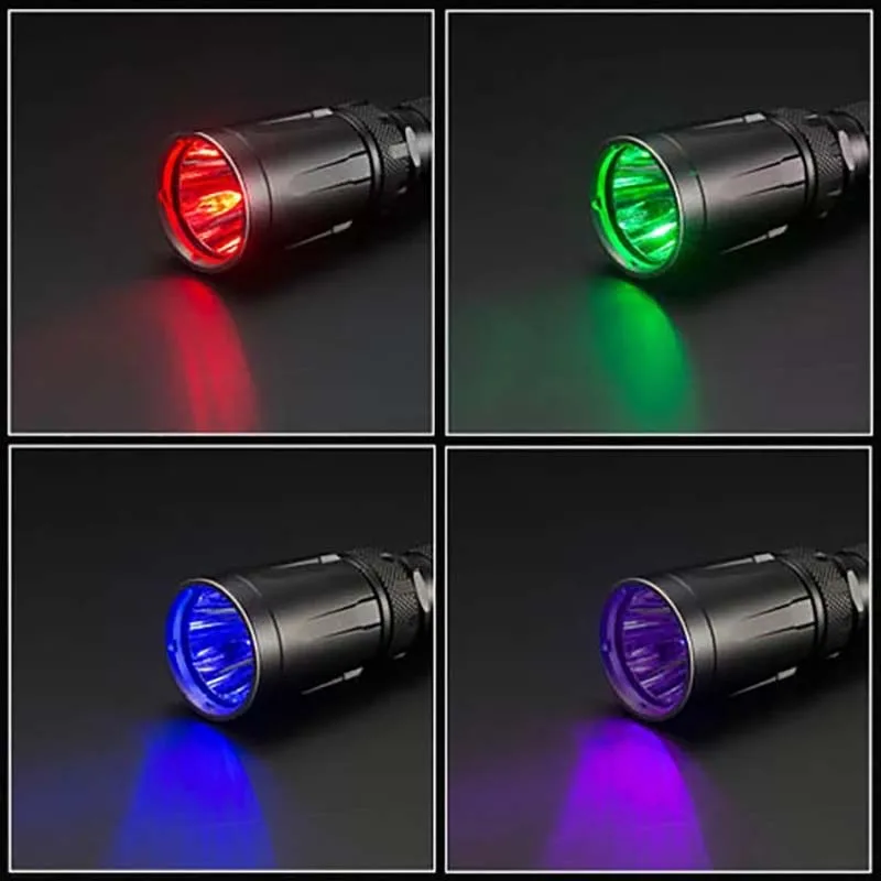 NITECORE SRT7GT Search Rescue Flashlight Beam Distance 450m 5Color RGB+UV Light Rechargeable CREE XP-L HI 1000LM Linterna Torch | Освещение