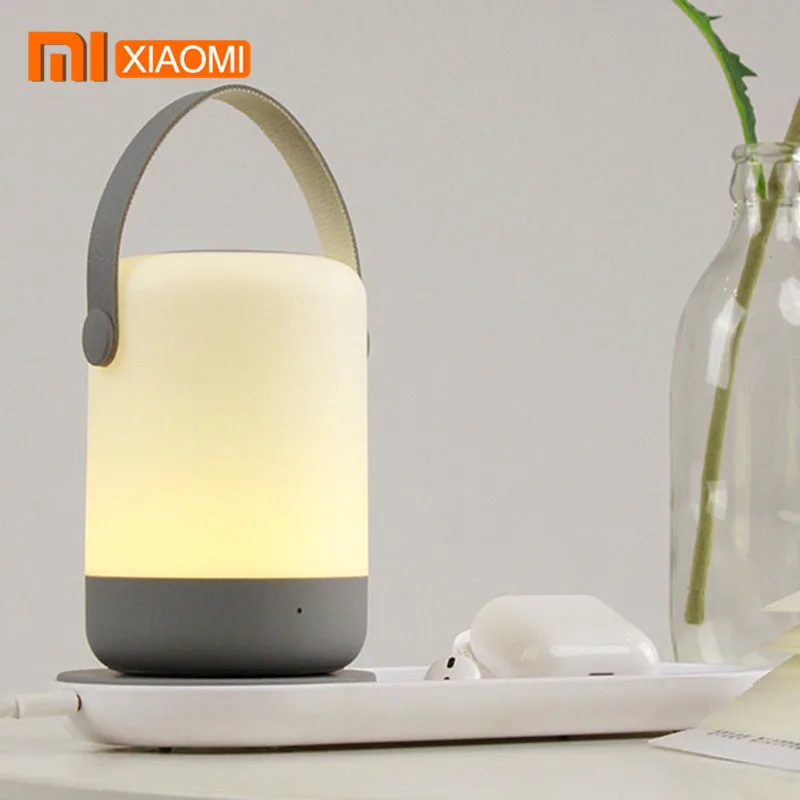 Беспроводное зарядное устройство Xiaomi, Ночной светильник, набор, портативная беспроводная зарядка, сенсорная Операционная лампа для телефонов iPhone, samsung, huawei, Xiaomi
