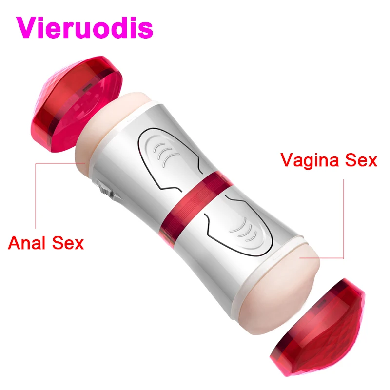 Реалистичная Вагина анальный секс мастурбатор для мужчин Вибрирующая киска