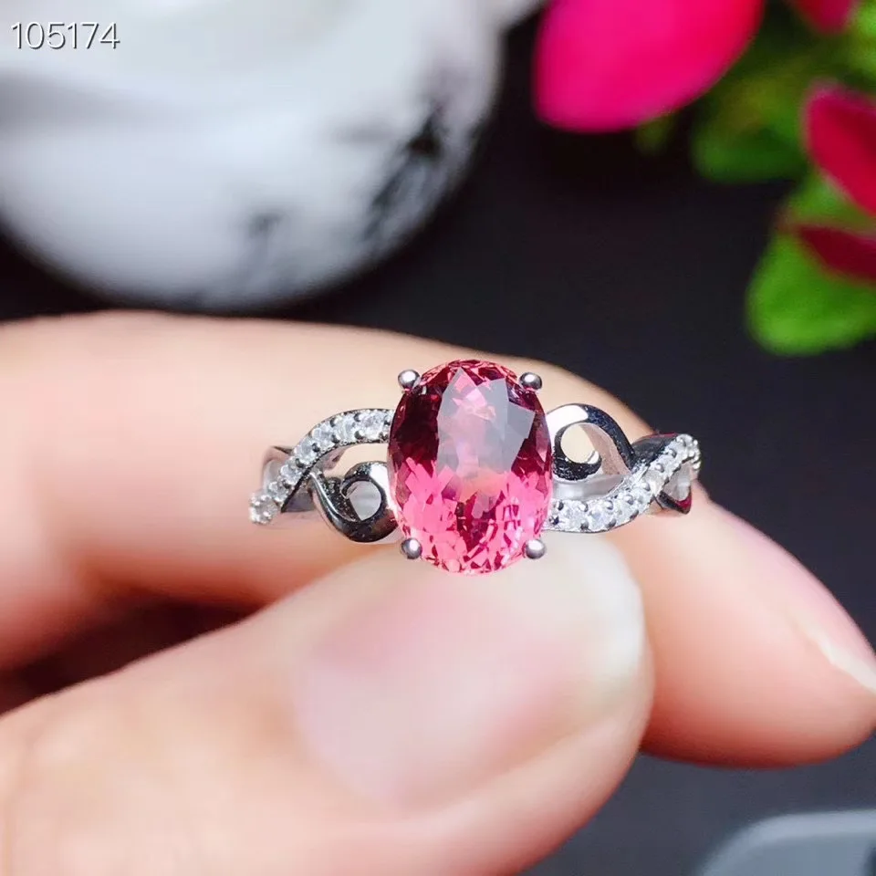 Новое поступление настоящая и кольцо из натурального турмалина Юбилей 925 пробы