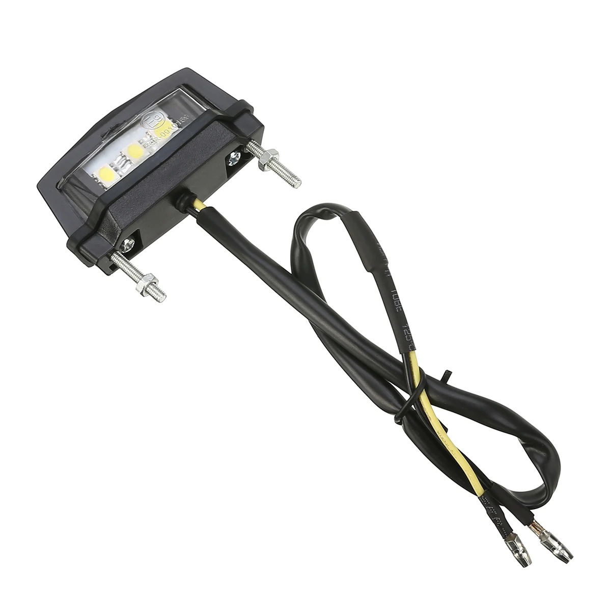 

1 шт., Белый светодиодный мини-светильник для номерного знака мотоцикла, мотовездехода, скутера, аксессуары для лампы для Honda, Kawasaki, Suzuki