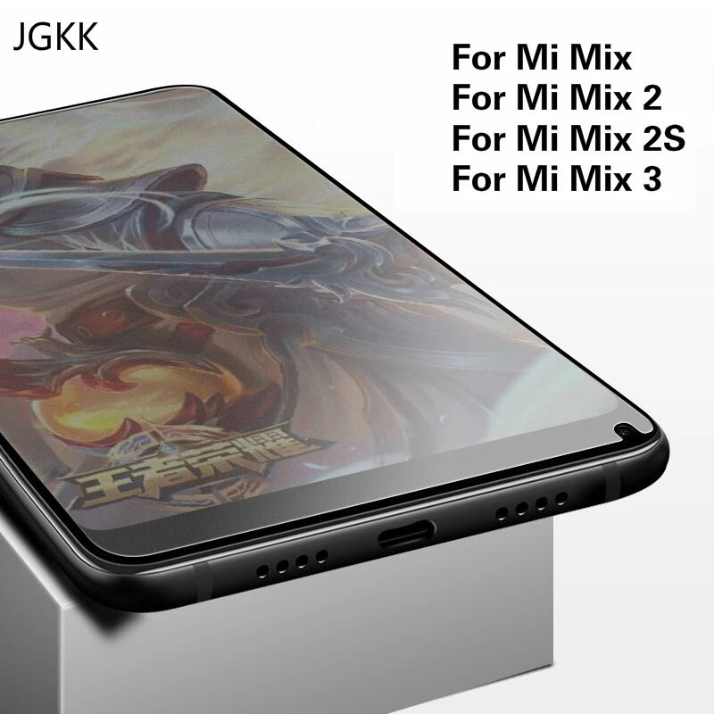 JGKK 2.5D матовое стекло для Xiaomi Mi Mix 2 Mix2S Mix3 закаленное 3 S Mix2 Защитная пленка