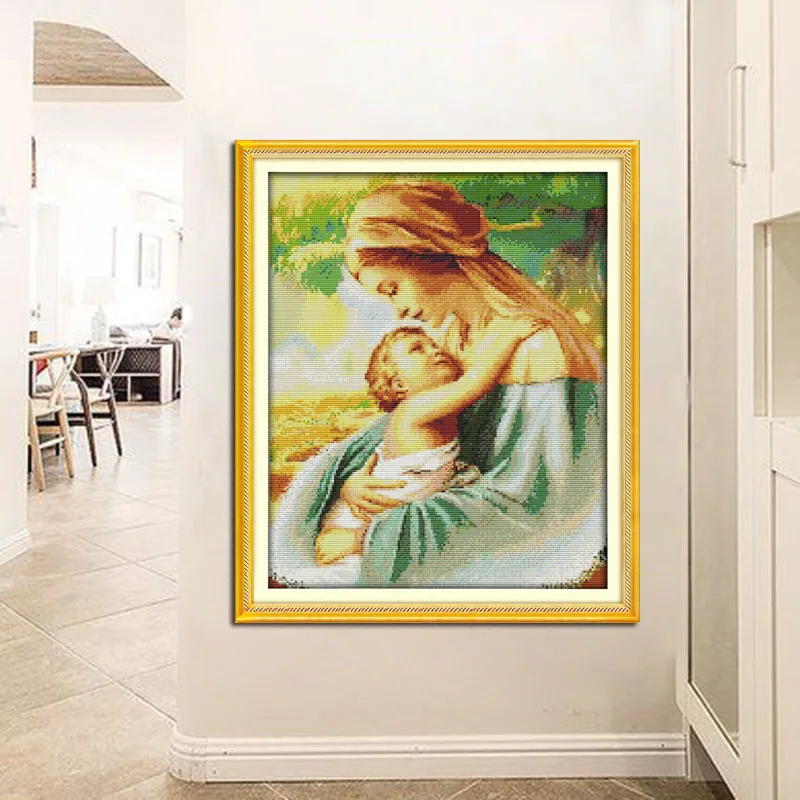 Набор для вышивки Мадонна и ребенок 14 шт.|cross stitch set|handmade needleworkcross set needlework |