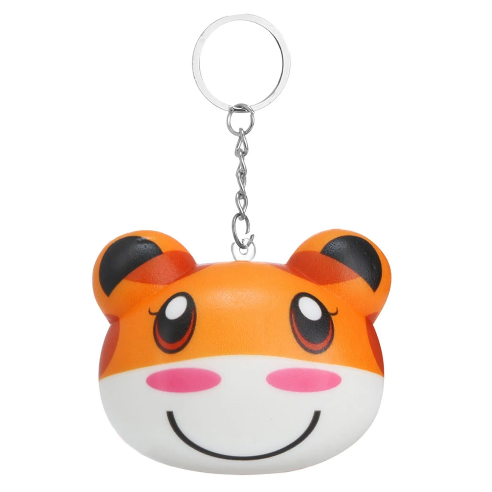 Squishies-Llavero de dibujos animados de animales Kawaii, crema de elevaci&oacute;n lenta, alivia el estr&eacute;s, juguete de descompresi&oacute;n divertido para apretar la ventilaci&oacute;n # F-4