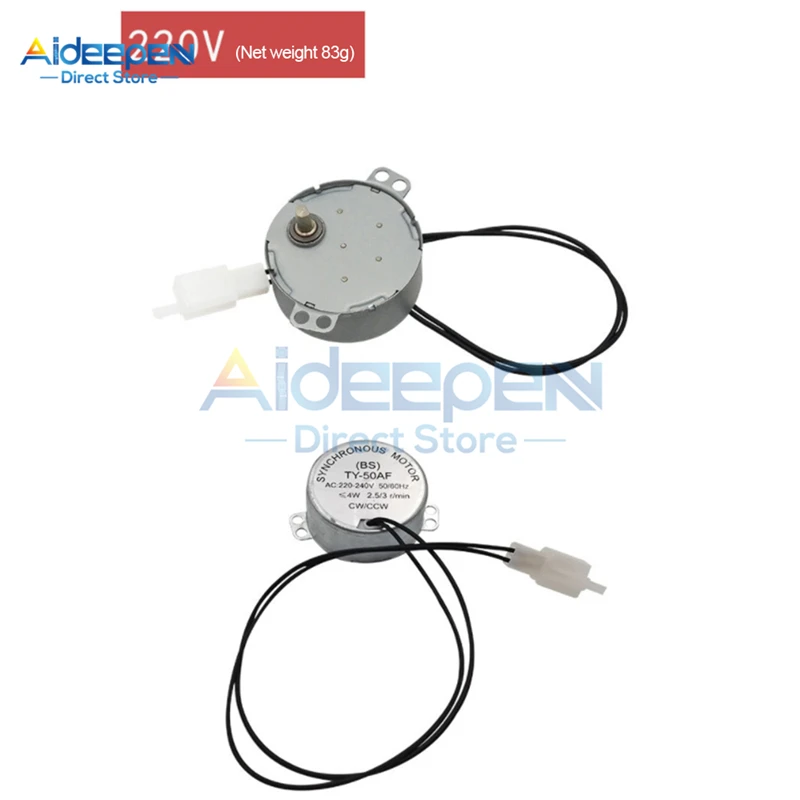 2.5-3 r/min Automatic Incubator Motor TY-50AF AC 110V 220V 12V 50/60Hz Torque 4KGF.CM 4W CW/CCW Low Speed Egg Turning Mini - купить по