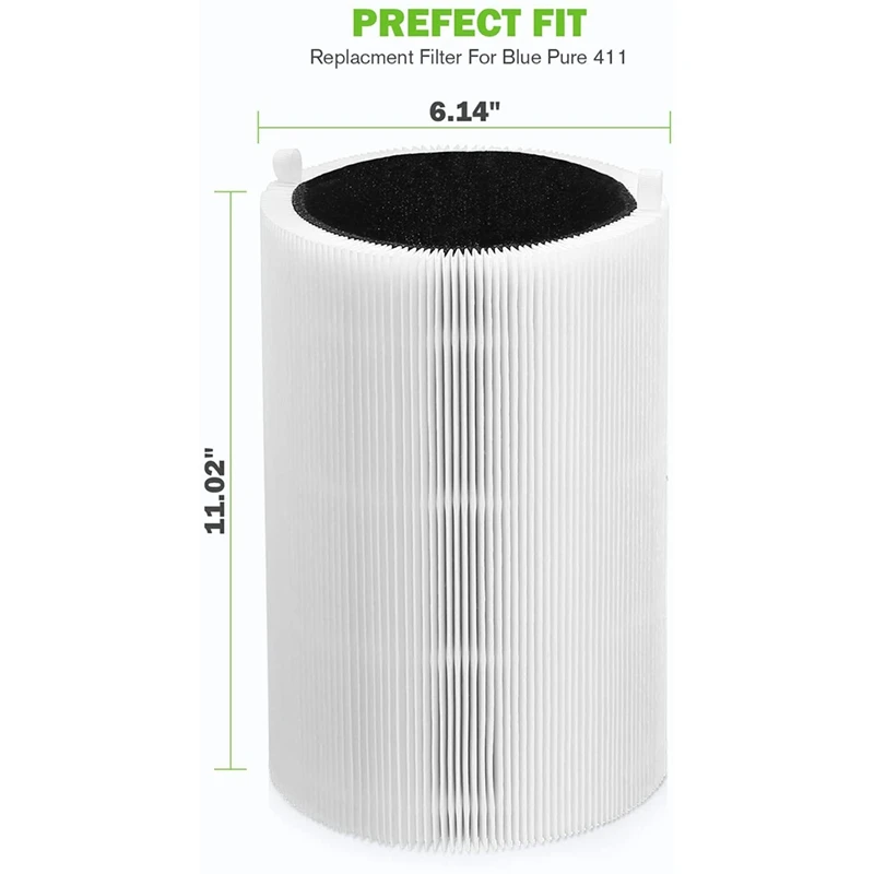 Replacement Filter For Blueair Blue Pure 411/411+ &amp 3210 Air Purifier Activated Carbon | Бытовая техника