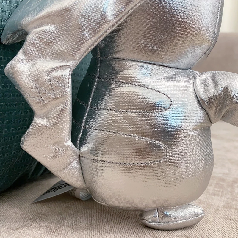 

Silver Laser Reflection Pikachu Stuffed Toy Pokemon Plush Doll Room Decoration Gift