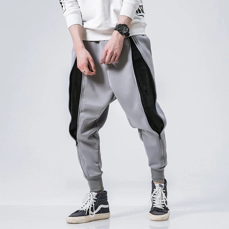 Мужские спортивные брюки в стиле хип хоп штаны для фитнеса бега уличная одежда