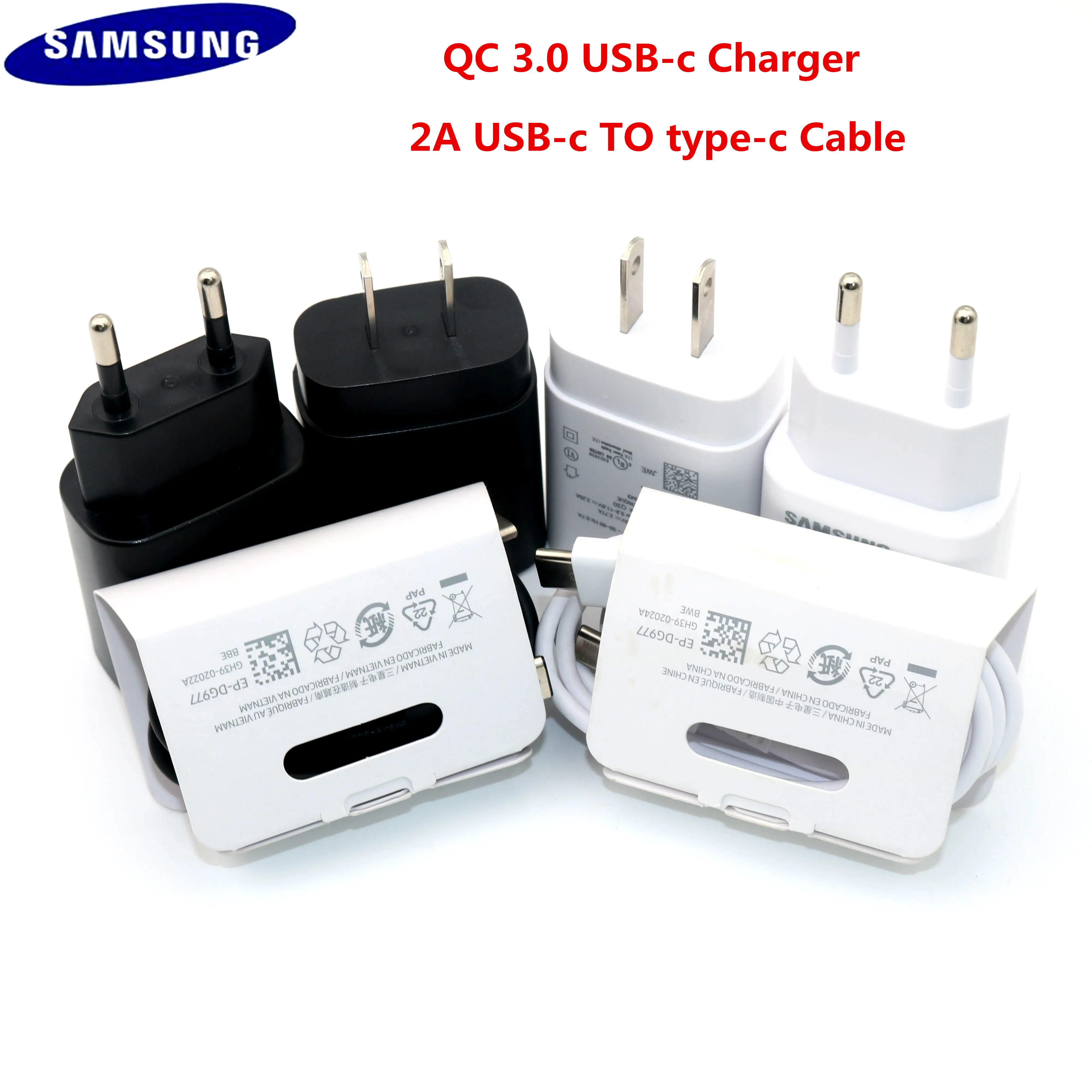 Оригинальное зарядное устройство для Samsung Galaxy Note 10 9 8 s9 S8 plus в А адаптивный